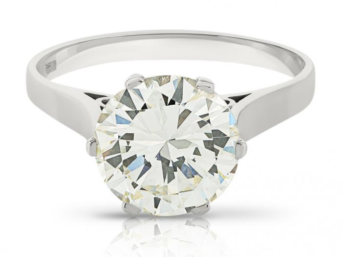 Diamond Solitaire 3.25 Carat Ring