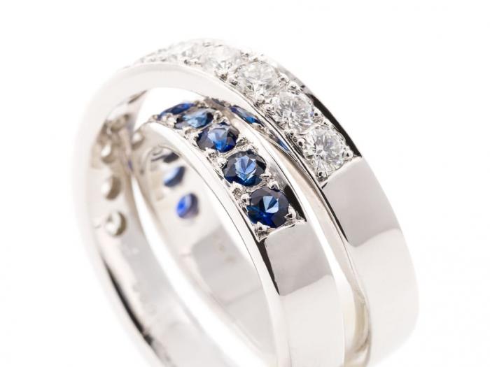 Sapphire and Diamond Ring - Image 2
