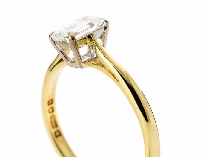 Diamond Solitaire Ring - Image 2