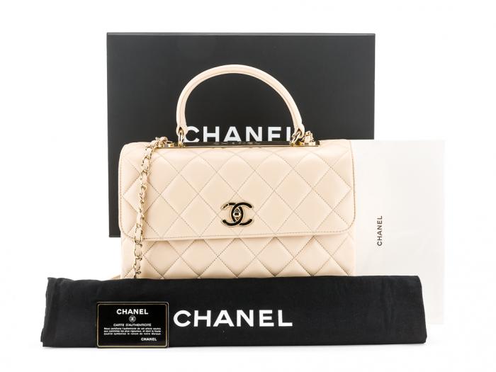 Chanel Flap Bag With Top Handle - Image 6