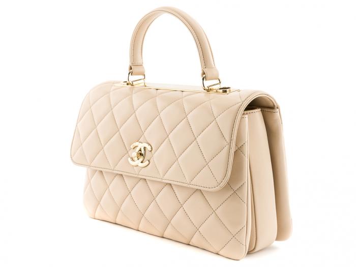 Chanel Flap Bag With Top Handle - Image 2