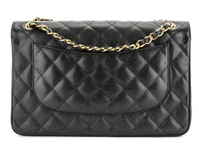 Chanel Caviar Double Flap Bag - Image 7