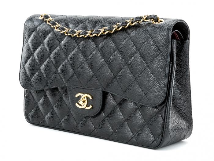 Chanel Caviar Double Flap Bag - Image 2