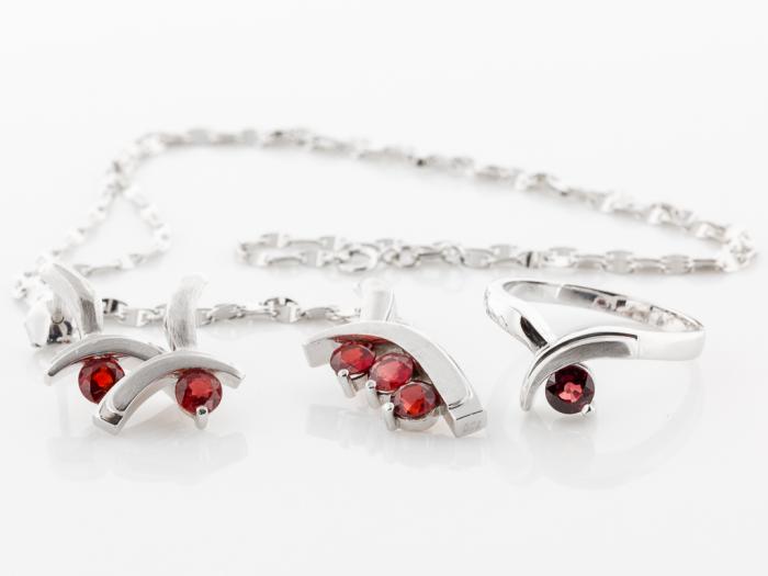 Matching Fancy Colour Sapphire Set