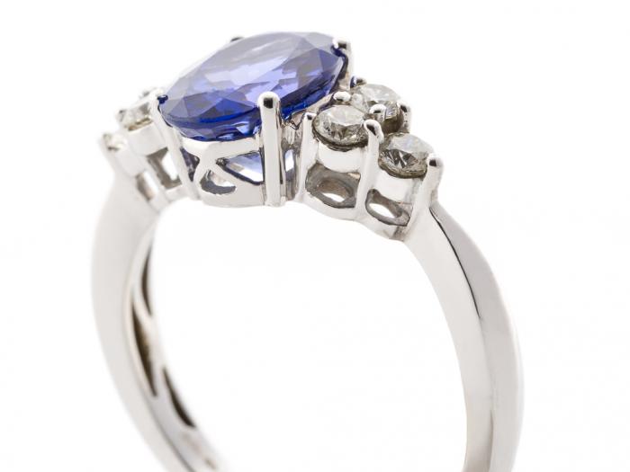Tanzanite and Diamond Ring - Image 3