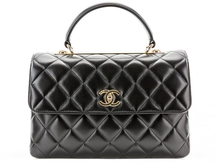 Chanel Flap Bag With Top Handle