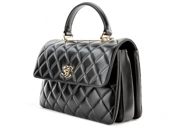 Chanel Flap Bag With Top Handle - Image 2