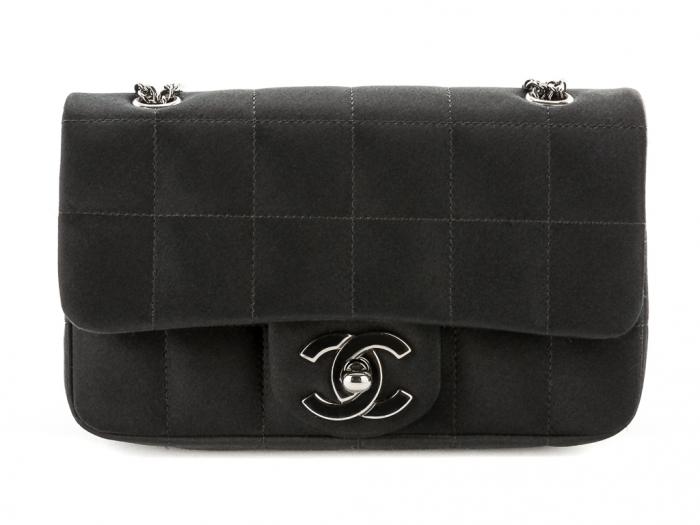 Chanel Satin Flap Bag