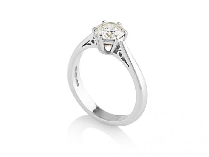 Solitaire Diamond Ring - Image 2