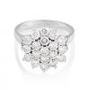 Diamond Cluster Ring
