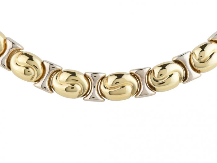 Gold Necklace and Bracelet Matching Set - Image 3