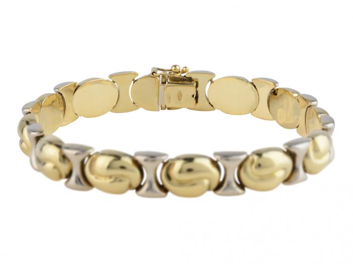Gold Necklace and Bracelet Matching Set - Image 4