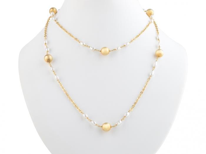 Pearl and Gold Necklace - Image 3