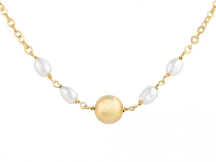 Pearl and Gold Necklace