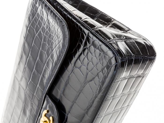 Chanel Alligator Classic Flap Bag - Image 3