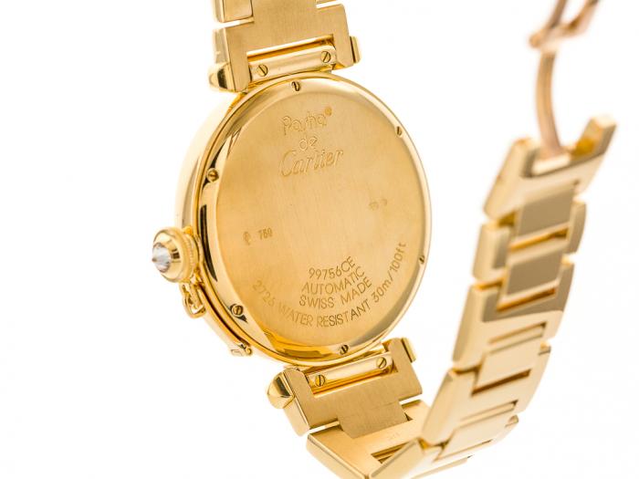 Cartier Pasha 18ct Yellow Gold Watch - Image 3