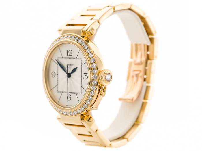 Cartier Pasha 18ct Yellow Gold Watch - Image 2
