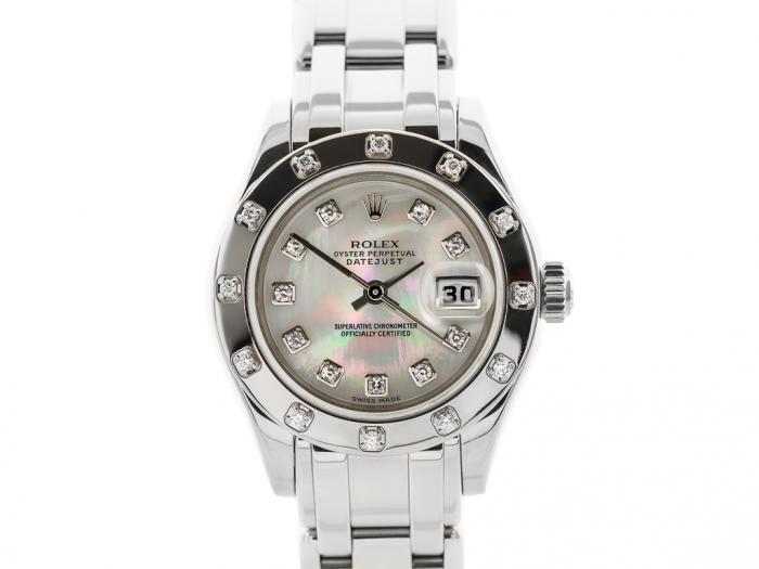 Rolex Lady Datejust 'Pearlmaster' White Gold Watch