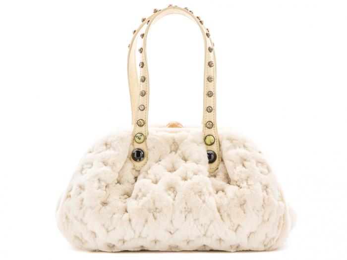 Preowned Louis Vuitton Mink Demi Lune Bag