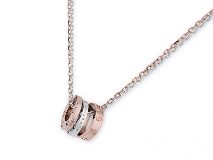 Cartier Diamond Love Necklace - Image 2
