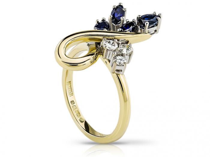 Sapphire & Diamond Ring - Image 2