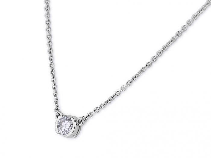 Diamond Pendant on Chain - Image 2