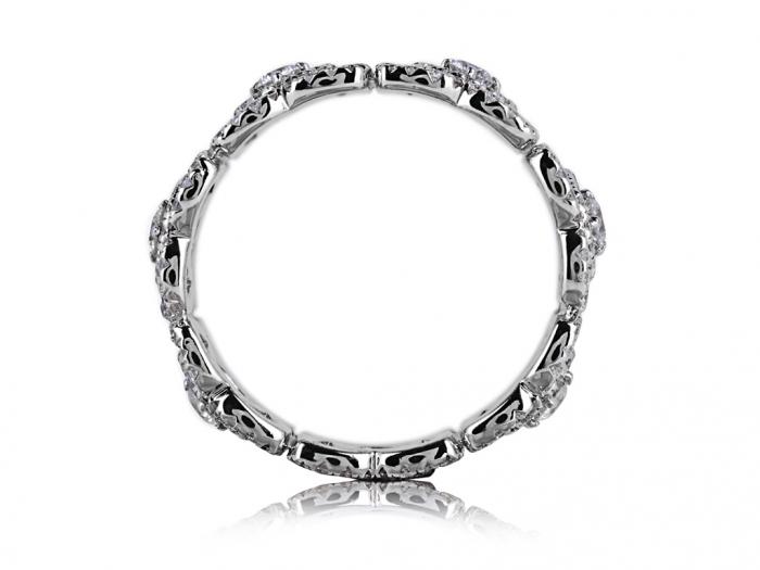Enchanted Lotus White Gold Band DE BEERS - Image 3