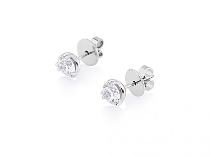 Diamond Stud Earrings - Image 2
