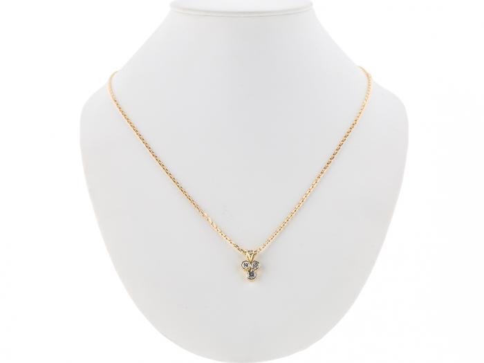 Diamond Pendant on Chain - Image 3