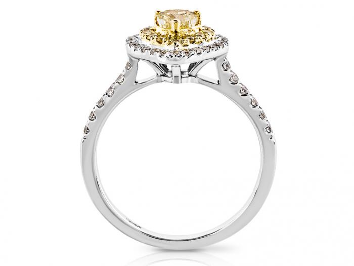 Diamond Heart Cluster Ring - Image 3