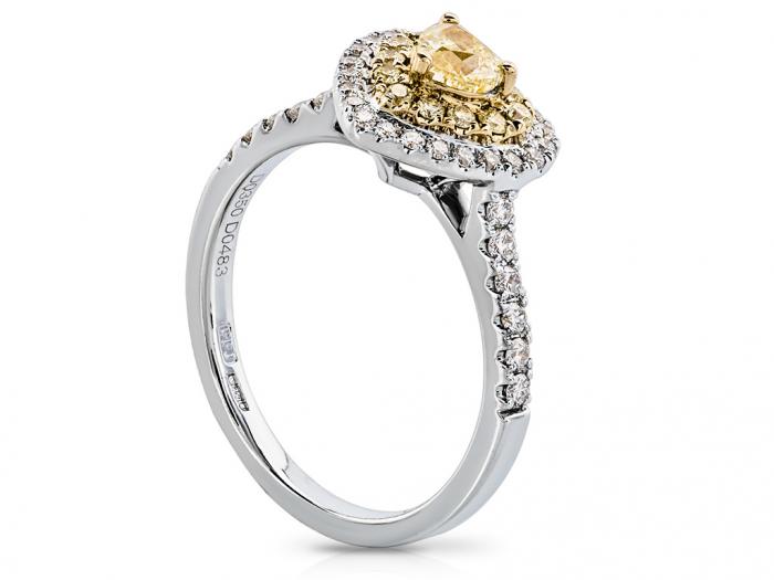 Diamond Heart Cluster Ring - Image 2