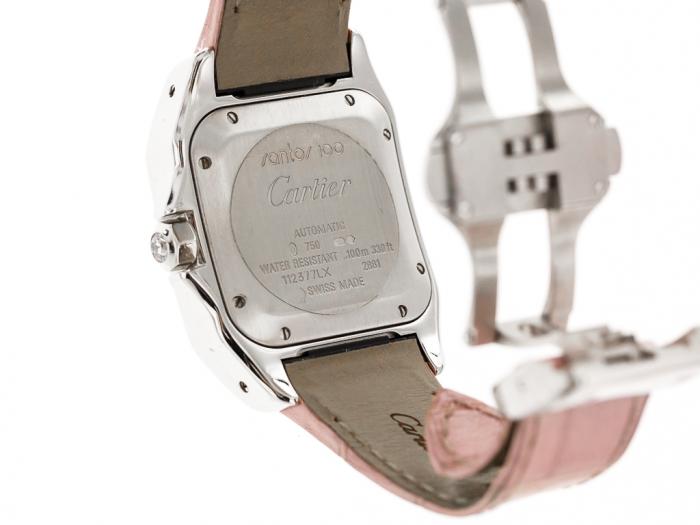 Cartier Santos 100 Diamond Watch