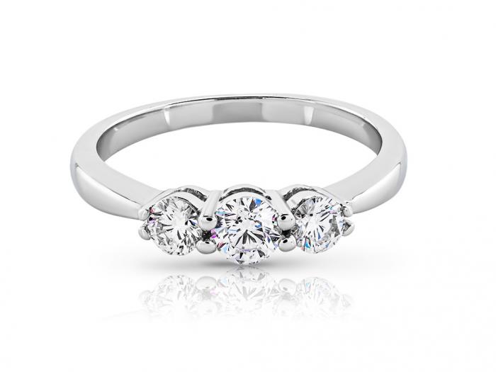 Diamond Three Stone Ring