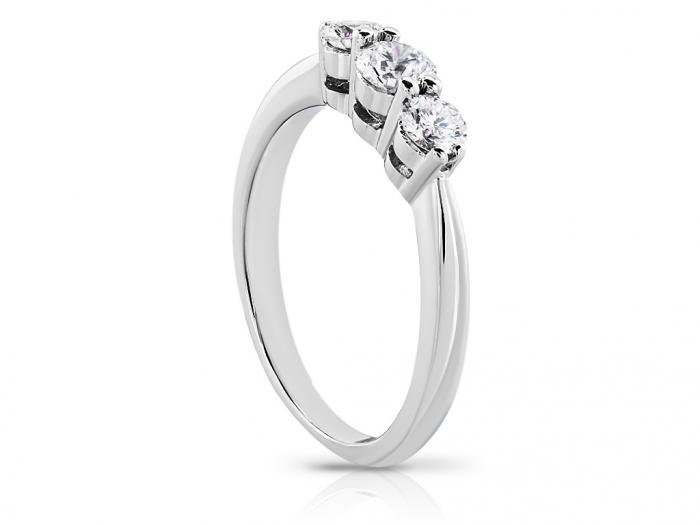 Diamond Three Stone Ring - Image 2