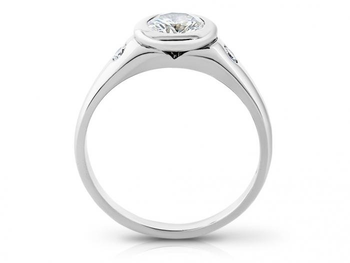 Diamond Solitaire Ring - Image 3