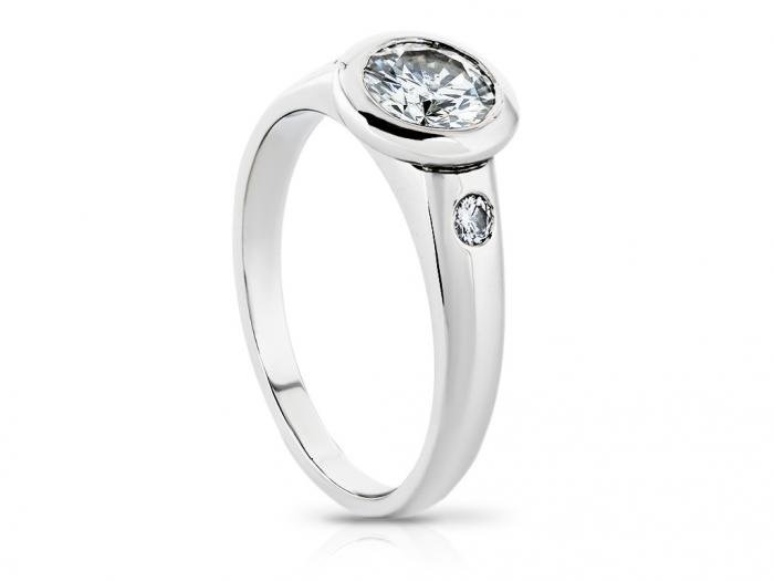 Diamond Solitaire Ring - Image 2
