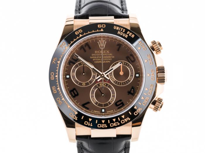 Rolex Daytona Everose Gold Strap Watch