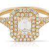 Emerald Cut Diamond Ring