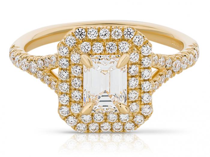 Emerald Cut Diamond Ring