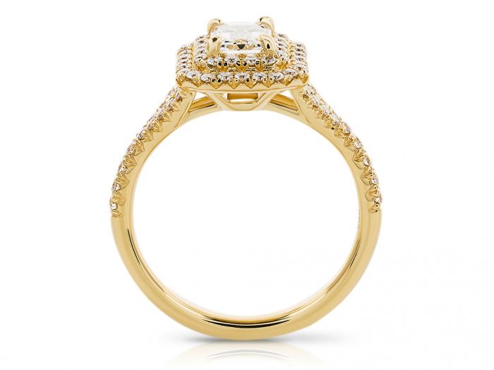 Emerald Cut Diamond Ring - Image 3