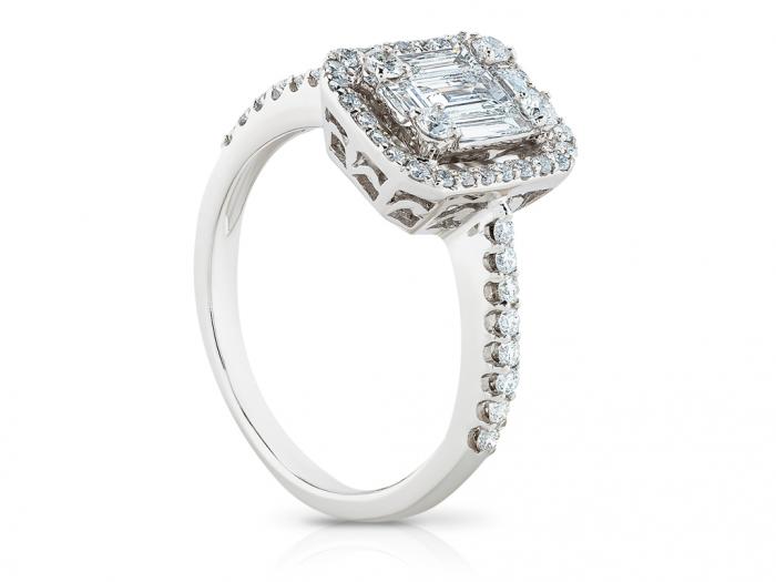 Diamond Cluster Ring - Image 2
