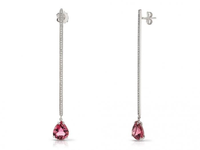 Diamond Drop Earrings - Image 2