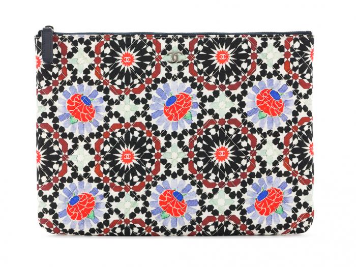 Chanel O-Floral Pouch