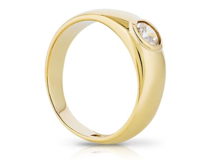 Gents Diamond Solitaire Ring - Image 2