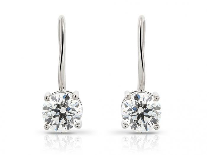 Diamond Drop Earrings