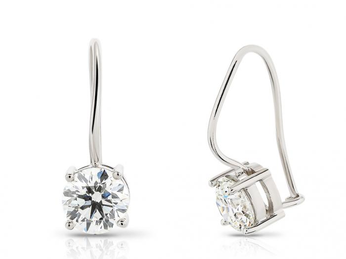 Diamond Drop Earrings - Image 2