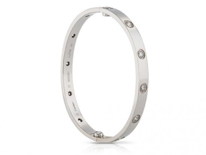 Cartier Diamond Love Bangle - Image 2