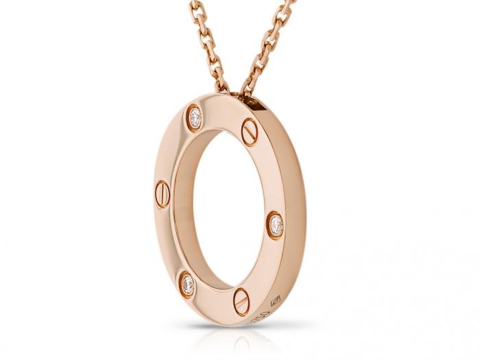Cartier Diamond Love Necklace - Image 2