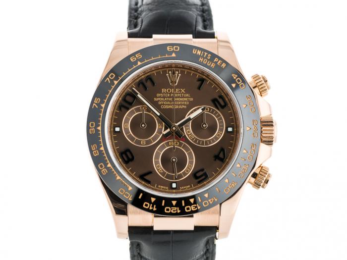 Rolex Daytona Everose Gold Strap Watch