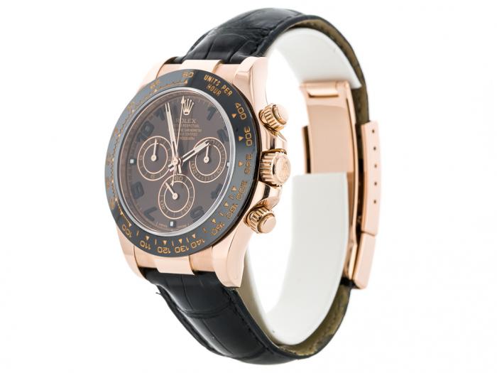 Rolex Daytona Everose Gold Strap Watch - Image 2